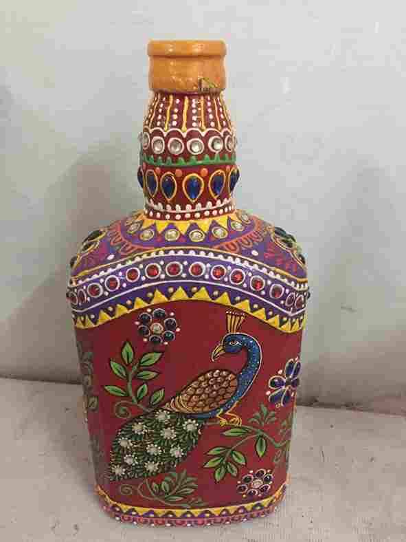 Metal handicraft bottle